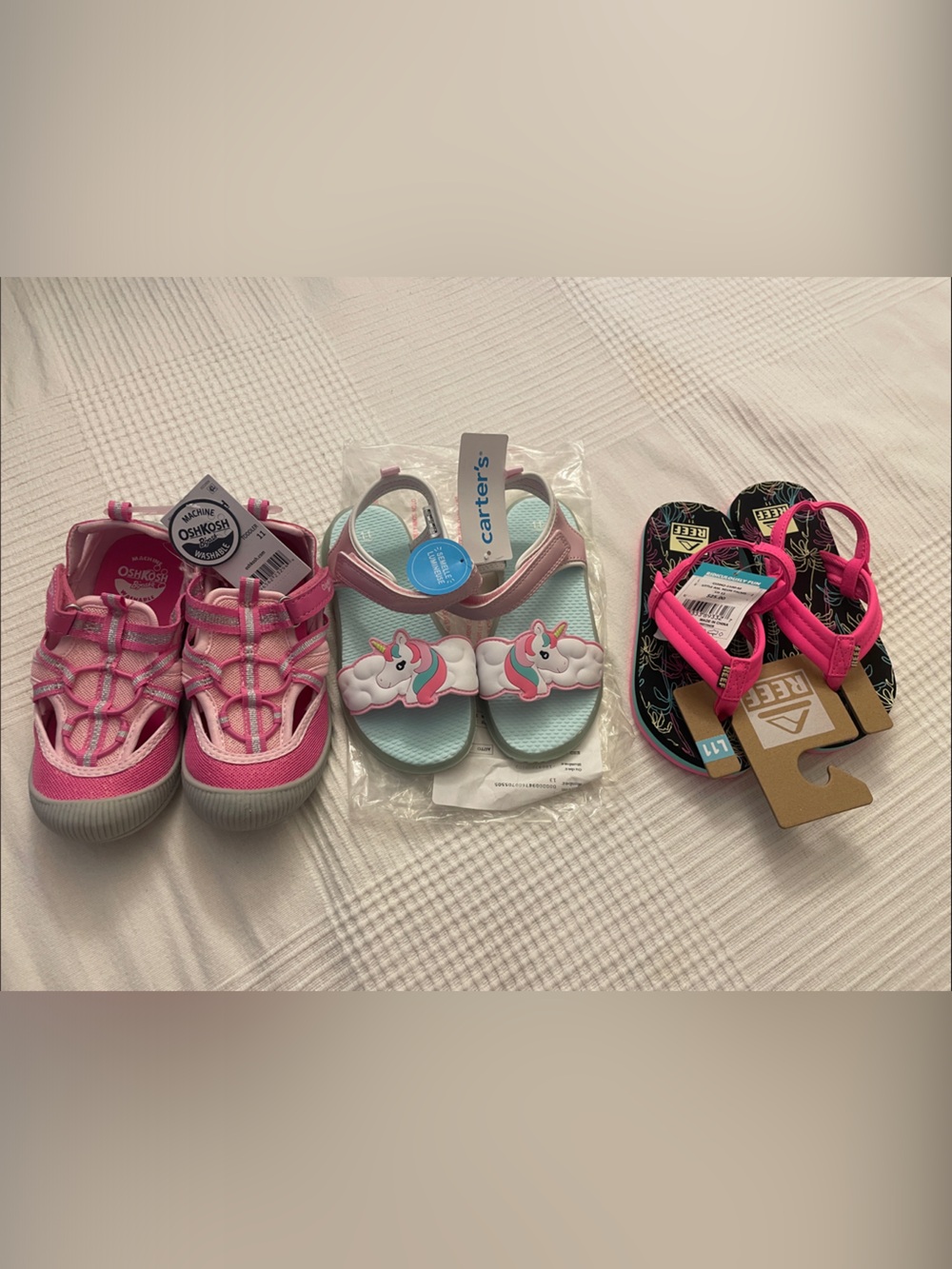 Brand new Sandals and water shoes for girls